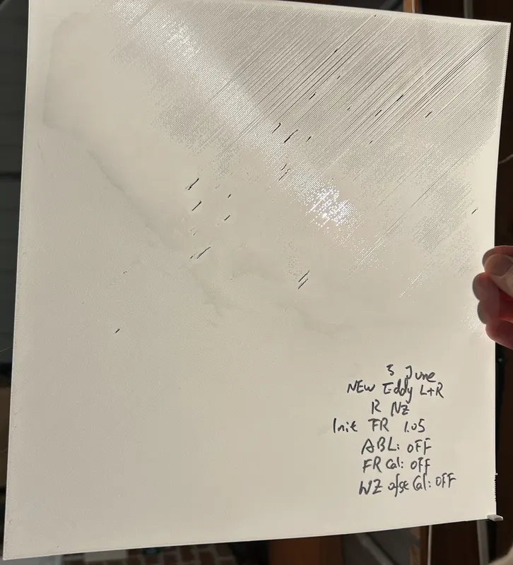 ABS first layer test still showing 40 percent under-extrusion after both hardware replacements